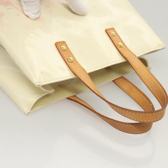 LOUIS VUITTON Monogram Vernis Reade PM Hand Bag Perle M91336 - Picture 6 of 16